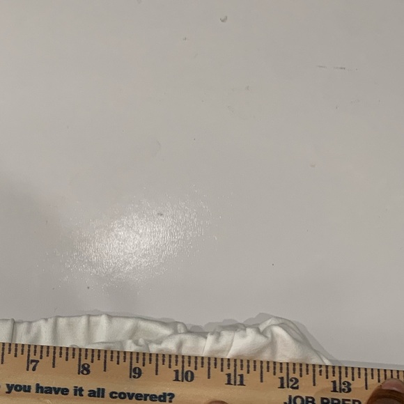 Prada White Cotton Jogger Pants Women’s Large Grey Side Stripe Emblem wom size L - Picture 14 of 15